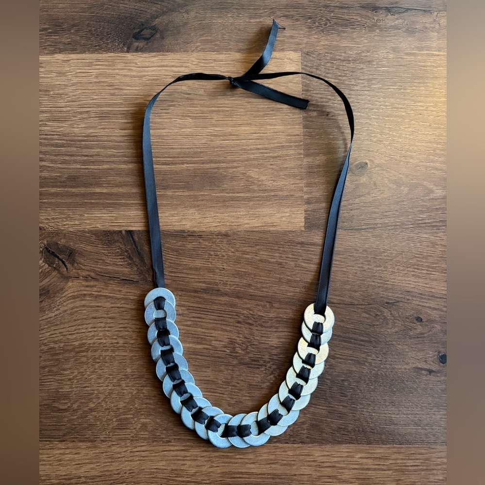 Handmade Black & Silver Chain Necklace 🖤⛓ | Grunge • Y2K • Editorial Statement